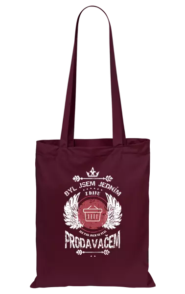 Látková taška Byl jsem jedním z davu, ale pak jsem se stal prodavačem