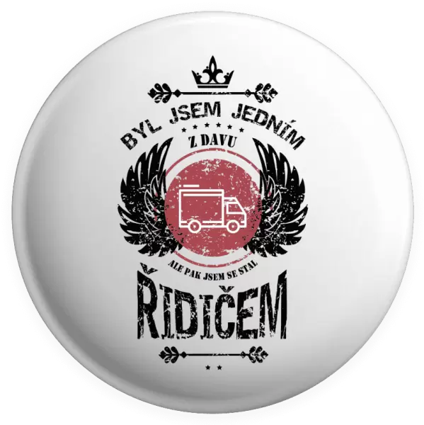 Placka Byl jsem jedním z davu, ale pak jsem se stal řidičem