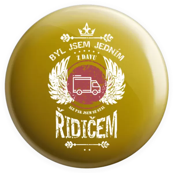 Placka Byl jsem jedním z davu, ale pak jsem se stal řidičem