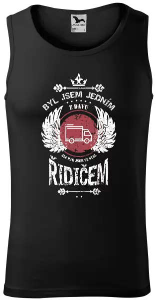 Pánské tílko Byl jsem jedním z davu, ale pak jsem se stal řidičem