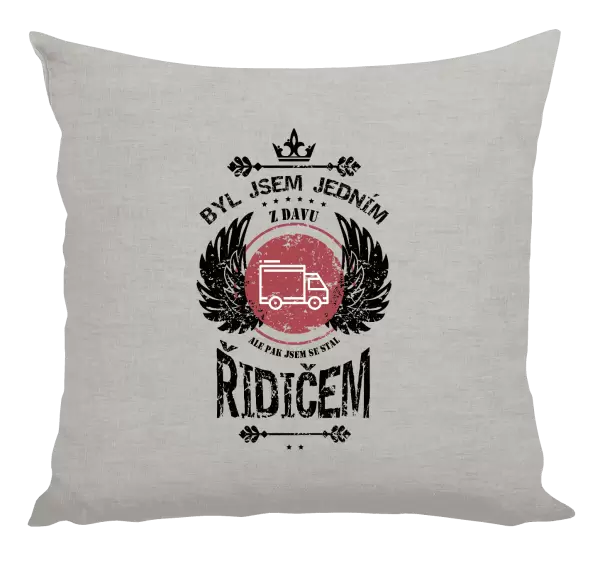 Polštář Byl jsem jedním z davu, ale pak jsem se stal řidičem