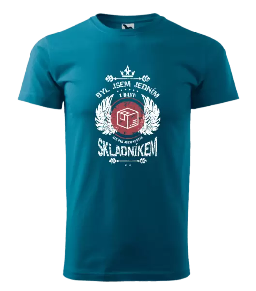 Pánské tričko Byl jsem jedním z davu, ale pak jsem se stal skladníkem