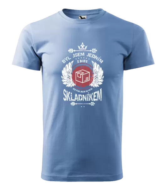 Pánské tričko Byl jsem jedním z davu, ale pak jsem se stal skladníkem