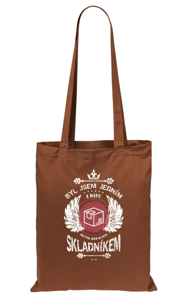 Látková taška Byl jsem jedním z davu, ale pak jsem se stal skladníkem