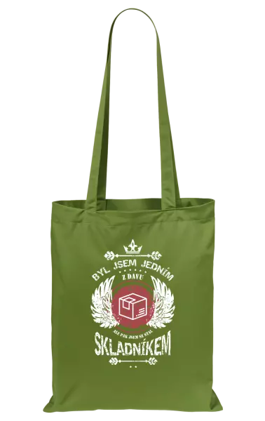 Látková taška Byl jsem jedním z davu, ale pak jsem se stal skladníkem