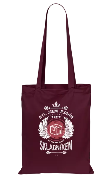 Látková taška Byl jsem jedním z davu, ale pak jsem se stal skladníkem
