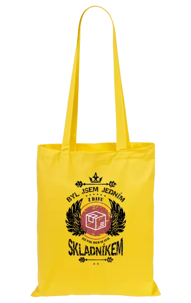 Látková taška Byl jsem jedním z davu, ale pak jsem se stal skladníkem