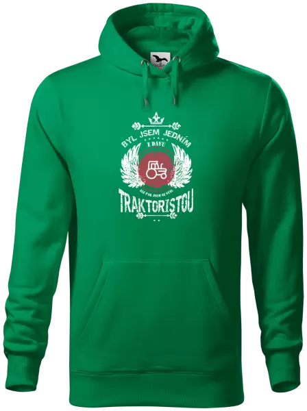 Pánská mikina Byl jsem jedním z davu, ale pak jsem se stal traktoristou