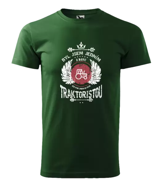 Pánské tričko Byl jsem jedním z davu, ale pak jsem se stal traktoristou