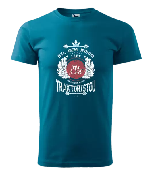 Pánské tričko Byl jsem jedním z davu, ale pak jsem se stal traktoristou