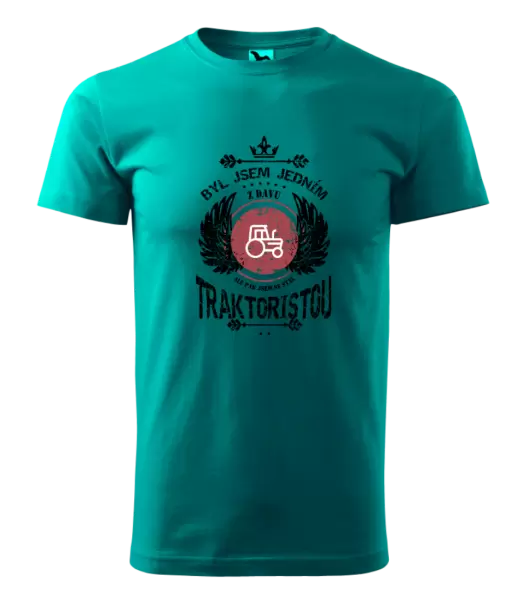 Pánské tričko Byl jsem jedním z davu, ale pak jsem se stal traktoristou