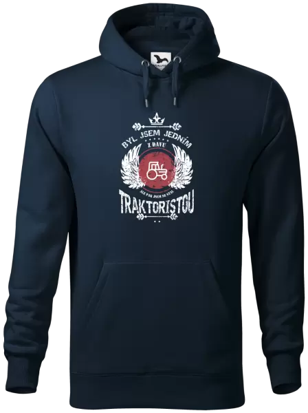 Pánská mikina Byl jsem jedním z davu, ale pak jsem se stal traktoristou