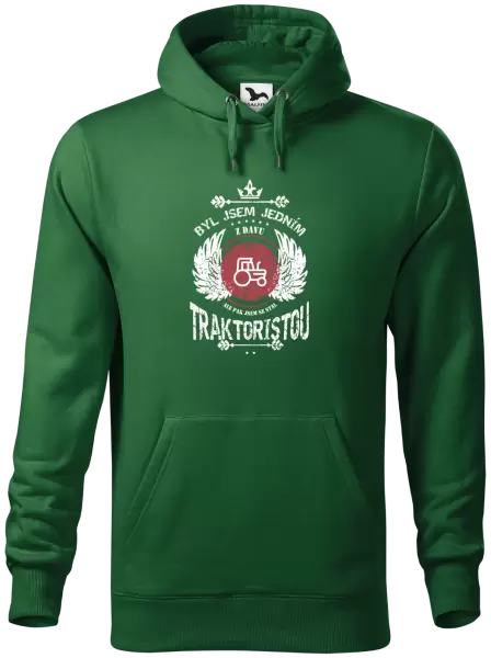 Pánská mikina Byl jsem jedním z davu, ale pak jsem se stal traktoristou