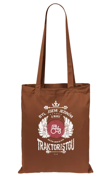 Látková taška Byl jsem jedním z davu, ale pak jsem se stal traktoristou