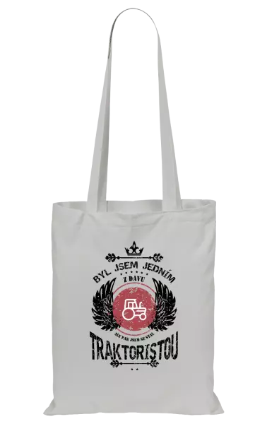 Látková taška Byl jsem jedním z davu, ale pak jsem se stal traktoristou