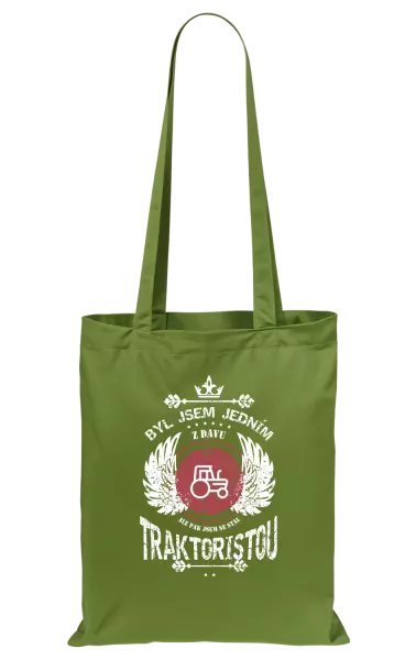 Látková taška Byl jsem jedním z davu, ale pak jsem se stal traktoristou