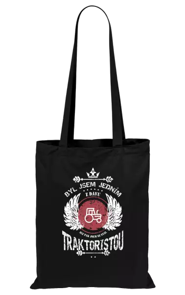 Látková taška Byl jsem jedním z davu, ale pak jsem se stal traktoristou