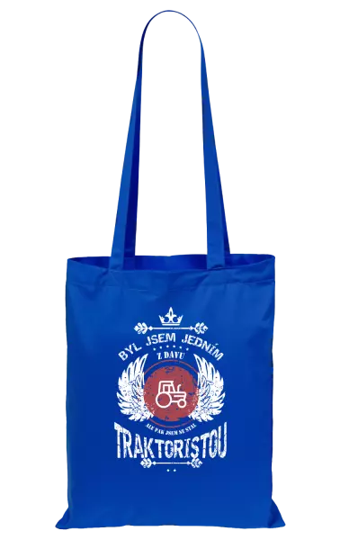 Látková taška Byl jsem jedním z davu, ale pak jsem se stal traktoristou