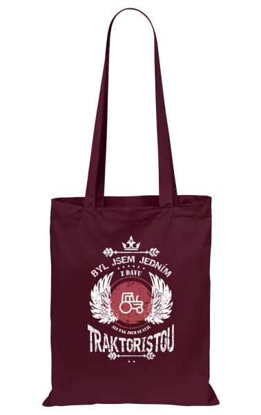 Látková taška Byl jsem jedním z davu, ale pak jsem se stal traktoristou