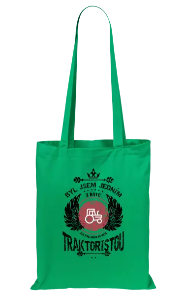 Látková taška Byl jsem jedním z davu, ale pak jsem se stal traktoristou