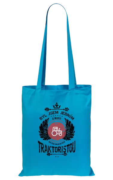 Látková taška Byl jsem jedním z davu, ale pak jsem se stal traktoristou