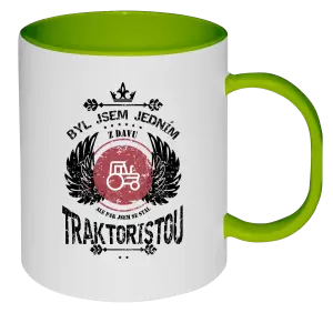 Plastový hrnek Byl jsem jedním z davu, ale pak jsem se stal traktoristou