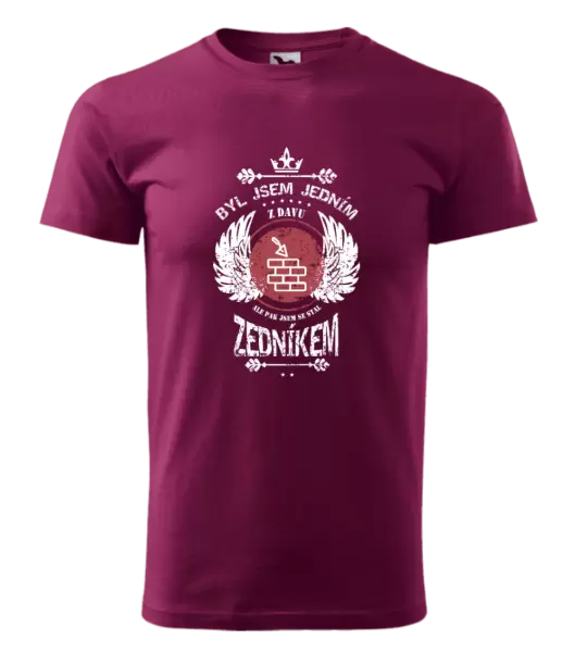 Pánské tričko Byl jsem jedním z davu, ale pak jsem se stal zedníkem