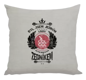 Polštář Byl jsem jedním z davu, ale pak jsem se stal zedníkem