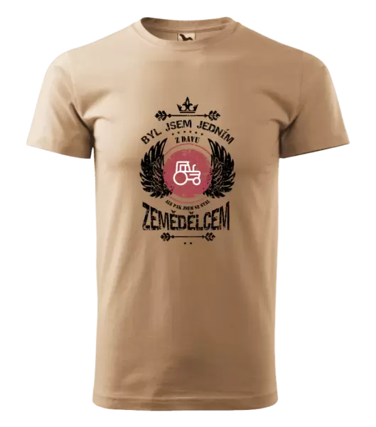 Pánské tričko Byl jsem jedním z davu, ale pak jsem se stal zemědělcem