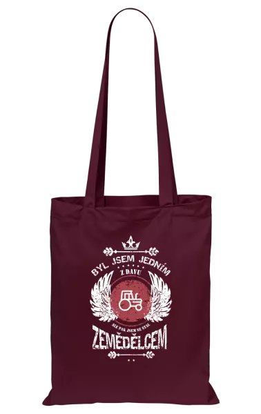 Látková taška Byl jsem jedním z davu, ale pak jsem se stal zemědělcem