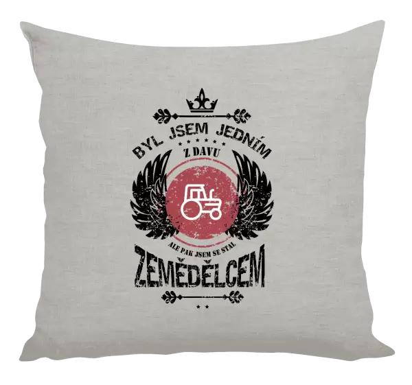 Polštář Byl jsem jedním z davu, ale pak jsem se stal zemědělcem