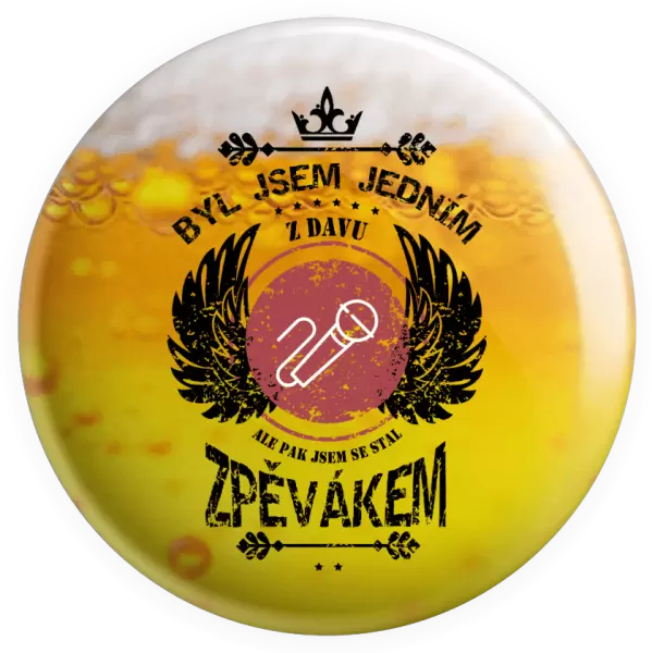 Placka Byl jsem jedním z davu, ale pak jsem se stal zpěvákem