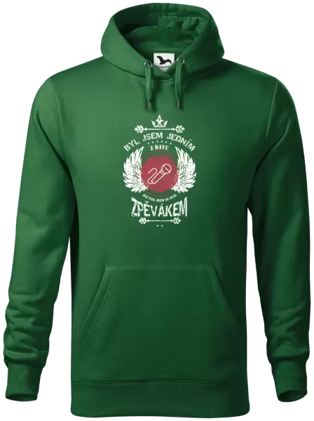Pánská mikina Byl jsem jedním z davu, ale pak jsem se stal zpěvákem