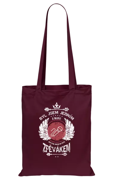 Látková taška Byl jsem jedním z davu, ale pak jsem se stal zpěvákem