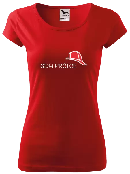 Dámské tričko SDH s vlastním názvem sboru