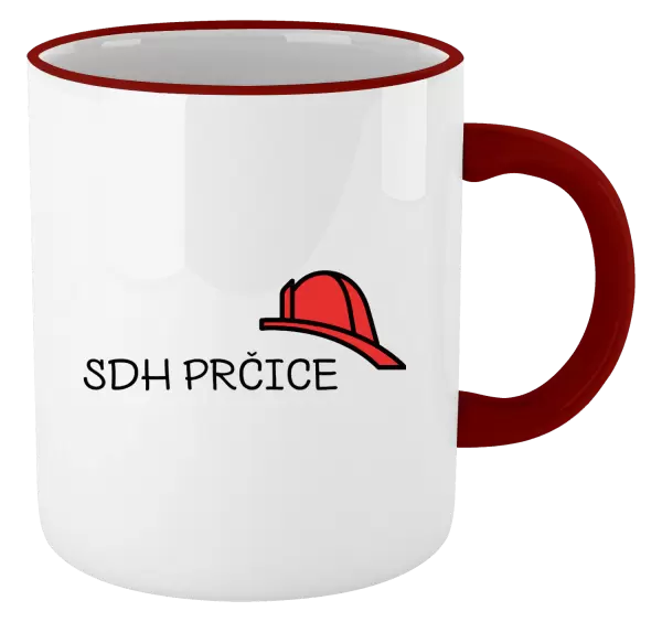 Hrnek SDH s vlastním názvem sboru