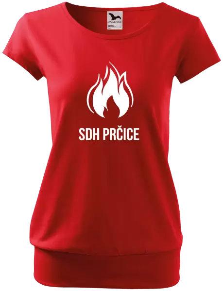 Dámské tričko SDH s vlastním názvem sboru