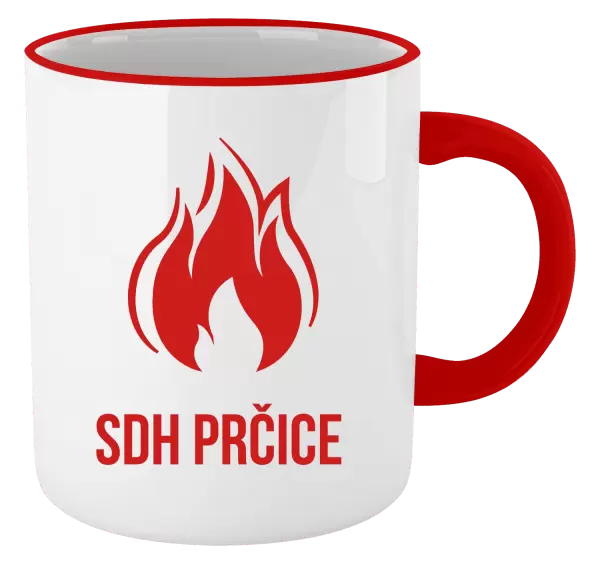 Hrnek SDH s vlastním názvem sboru