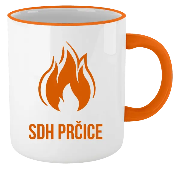 Hrnek SDH s vlastním názvem sboru