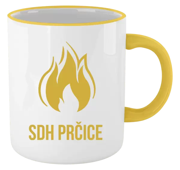 Hrnek SDH s vlastním názvem sboru