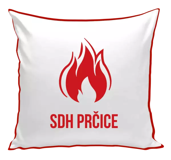 Polštář SDH s vlastním názvem sboru
