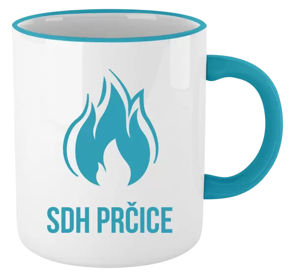 Hrnek SDH s vlastním názvem sboru