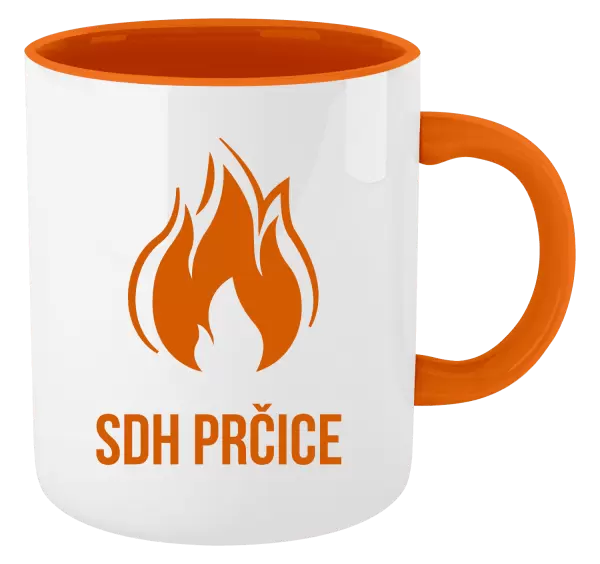 Hrnek SDH s vlastním názvem sboru