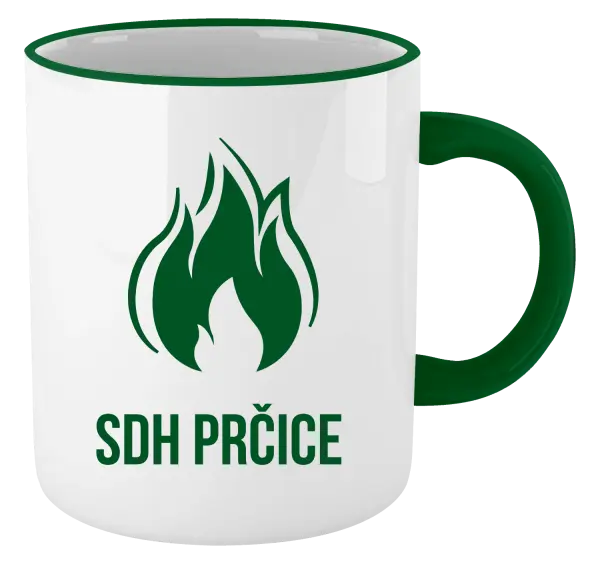 Hrnek SDH s vlastním názvem sboru