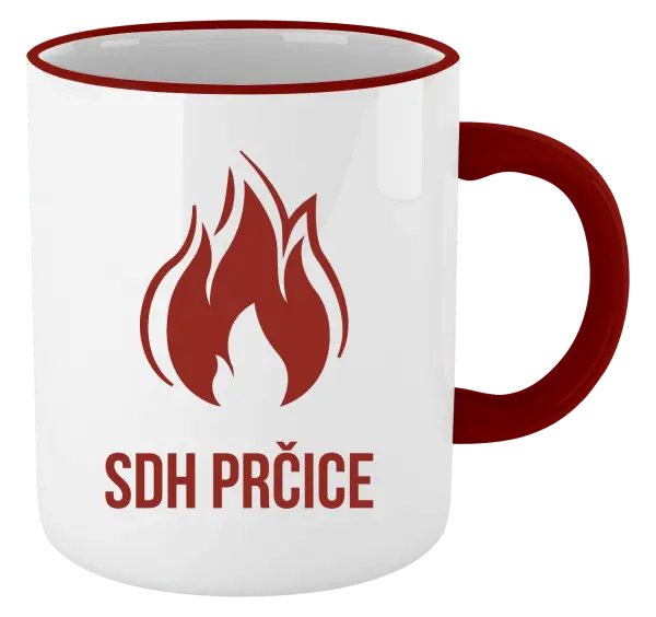 Hrnek SDH s vlastním názvem sboru