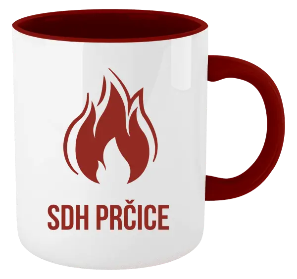 Hrnek SDH s vlastním názvem sboru