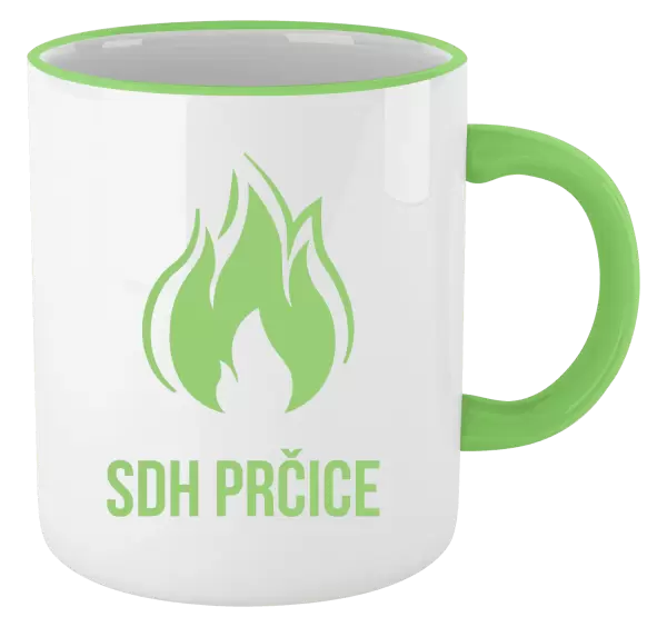 Hrnek SDH s vlastním názvem sboru