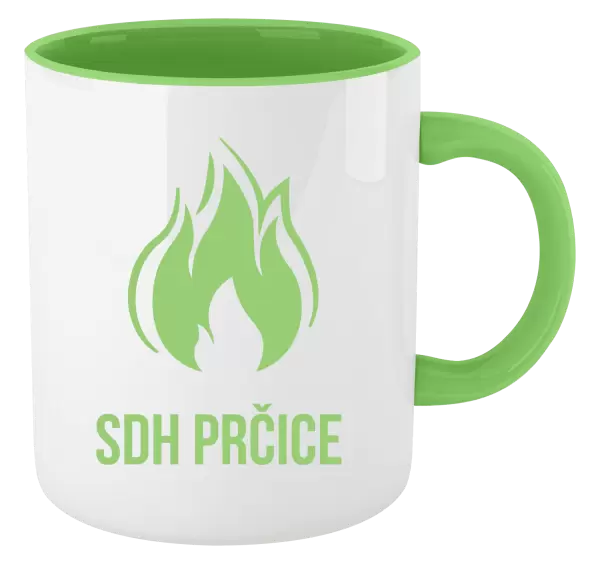 Hrnek SDH s vlastním názvem sboru