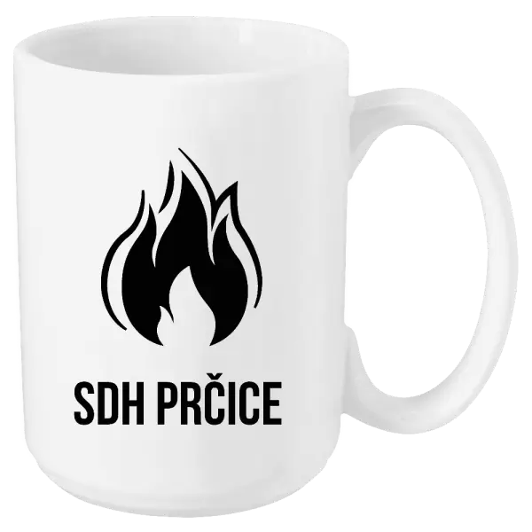 Hrnek SDH s vlastním názvem sboru