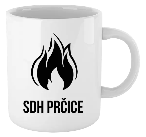 Hrnek SDH s vlastním názvem sboru